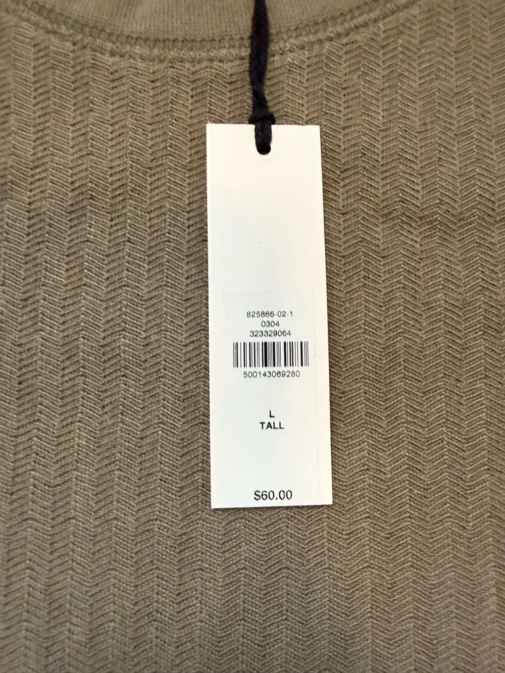 NWT Banana Republic Men’s Casual Shirt, Size Large Tall.